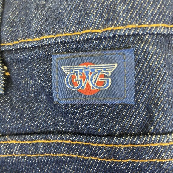 GWG Scrubbies Boot Cut Navy Blue Men's Jeans 38x28*‎ Vintage - Picture 13 of 13